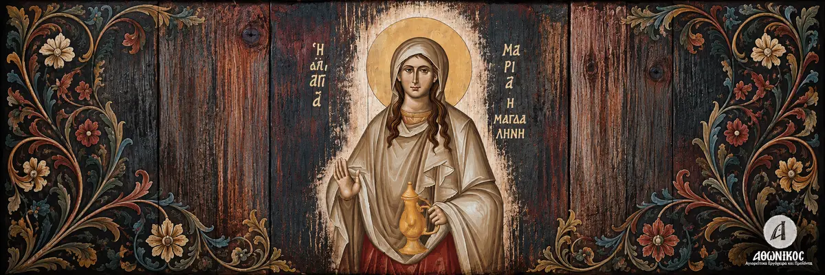 Αγία Μαρία η Μαγδαληνή & Αγία Μαρκέλλα: Η Φλόγα της Πίστης και η Αρχοντιά της Αγιότητας  - Athonian.gr