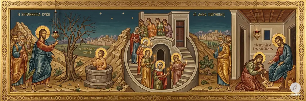Μεγάλη Δευτέρα & Μεγάλη Τρίτη: Ο Νυμφίος στην Πύλη. Από την Υποκρισία στην Αληθινή Μετάνοια  - Athonian.gr