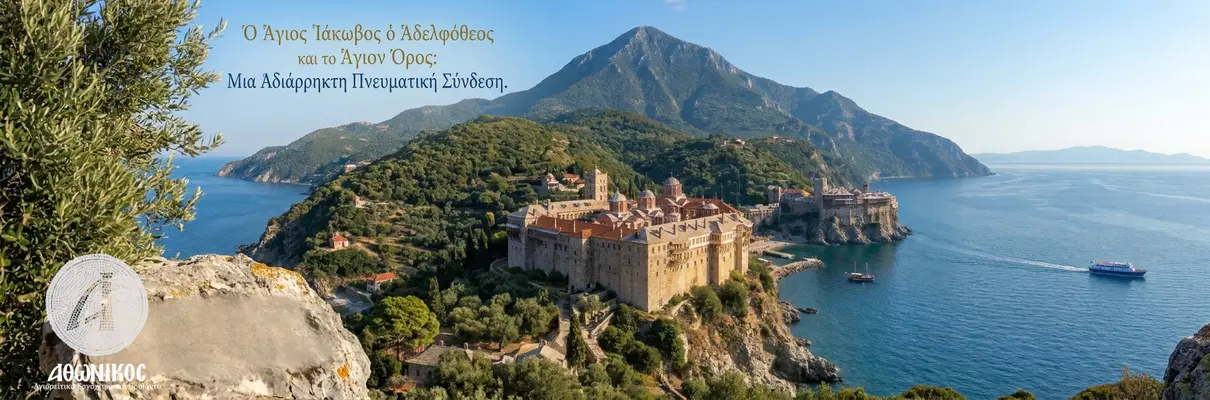 Ο Άγιος Ιάκωβος ο Αδελφόθεος και το Άγιον Όρος: Η Αποστολική Κληρονομιά στην Αθωνική Πολιτεία  - Athonian.gr
