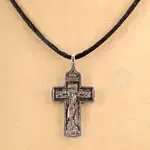 Silver Plated Neck Cross - Megisti Lavra Monastery (1) - Handiwork στο Athonian.gr