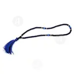 Satin Prayer Rope with 100 Knots & Blue Beads (100MA-DBLU) - Prayer ropes στο Athonian.gr