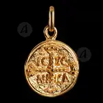 Gold Plated Pendant IC XC NIKA 10 - Jewelry στο Athonian.gr