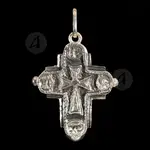 Silver Screwed Cross Necklace 925° (80) - Jewelry στο Athonian.gr