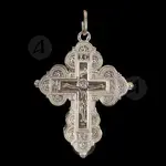Silver Screw Cross Necklace 59 - Jewelry στο Athonian.gr