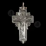 Silver Screw Cross Necklace 5 - Jewelry στο Athonian.gr