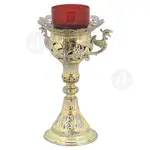 Τable Vigil Lamp Bronze Two-Coloured (9906gn) - Ecclesiastical Utensils στο Athonian.gr