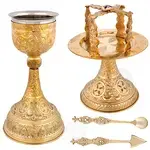 Set Chalice Bronze (244B) - Ecclesiastical Utensils στο Athonian.gr