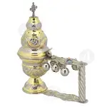 Katzion Censer Nickel Plated Two Coloured (9841gn) - Ecclesiastical Utensils στο Athonian.gr