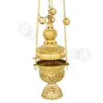 Church Censer Gold Plated (127e) - Ecclesiastical Utensils στο Athonian.gr