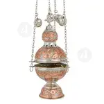 Church Censer Two Coloured (372CN) - Ecclesiastical Utensils στο Athonian.gr