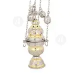 Church Censer Nickel Plated (9390GN) - Ecclesiastical Utensils στο Athonian.gr