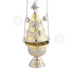 Church Censer Two Coloured (9392NG) - Ecclesiastical Utensils στο Athonian.gr
