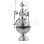 Church Censer Nickel Plated (9394N) - Ecclesiastical Utensils στο Athonian.gr