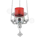 Hanging Vigil Lamp Nickel Plated (9544n) - Ecclesiastical Utensils στο Athonian.gr