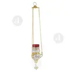 Hanging Vigil Lamp Gold Plated (9395ed-HC) - Ecclesiastical Utensils στο Athonian.gr