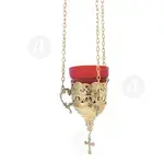 Hanging Vigil Lamp Bronze (9764b) - Ecclesiastical Utensils στο Athonian.gr