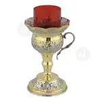 Home Table Vigil Lamp Two-Coloured (9541/15GN) - Ecclesiastical Utensils στο Athonian.gr