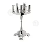 Seven Candle Holder Nickel Plated (6458n) - Ecclesiastical Utensils στο Athonian.gr