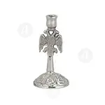 Church Candlestick Nickel Plated Byzantine Eagle (8444n) - Ecclesiastical Utensils στο Athonian.gr