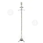 Nickel-plated candelabrum - Ecclesiastical Utensils στο Athonian.gr