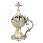 Home Thurible Two-Coloured (4097GN) - Ecclesiastical Utensils στο Athonian.gr