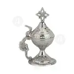 Οικιακό Θυμιατό Επινικελωμένο (7698n) - Εκκλησιαστικά Σκεύη  στο Athonian.gr