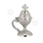 Home Thurible Nickel Plated (8599n) - Ecclesiastical Utensils στο Athonian.gr