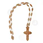Wooden carved cross necklace - Handiwork στο Athonian.gr
