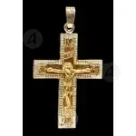 Silver Cross Necklace 925° with Jesus Christ (58B) - Jewelry στο Athonian.gr