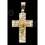 Silver Cross Necklace with Crucified Jesus Christ (7B) - Jewelry στο Athonian.gr