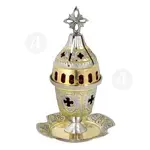 Home Table Vigil Lamp Two-Coloured (8652GN) - Ecclesiastical Utensils στο Athonian.gr