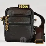 Mount Athos Leather Bag (8907KA-02) - Handiwork στο Athonian.gr