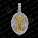 Silver Oval Pendant Saint Andrew (F5B) - Jewelry στο Athonian.gr