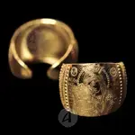 Gold Plated Ring 925°  Virgin Mary Axion Esti - Jewelry στο Athonian.gr