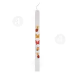 Easter Oval Candle with Butterflies - Handiwork στο Athonian.gr Easter Oval Candle with Butterflies - Handiwork στο Athonian.gr