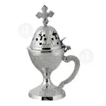 Home Thurible Nickel Plated (78N) - Ecclesiastical Utensils στο Athonian.gr