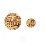 Collection of Two Handmade Seals for Holy Bread Prosphora - Handiwork στο Athonian.gr