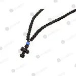 Black Silk Prayer Rope with 100 Thin Knots (100MA-3) - Prayer Ropes στο Athonian.gr