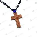Prayer Rope with 50 Thin Knots & Wooden Cross (5020MA) - Prayer Ropes στο Athonian.gr