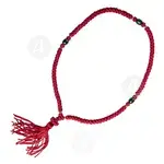 Red Silk Prayer Rope with 100 Knots (100MA-RED) - Prayer ropes στο Athonian.gr