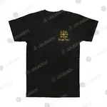 Athonian T-Shirt with Embroidered IC XC NIKA - Clothing & Accessories στο Athonian.gr