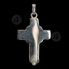 Silver Screw Cross Necklace 111 - Jewelry στο Athonian.gr