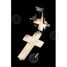 Silver Screw Cross Necklace 112 - Jewelry στο Athonian.gr