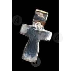 Silver Cross Necklace 925° with Crucified Jesus Christ (133) - Jewelry στο Athonian.gr