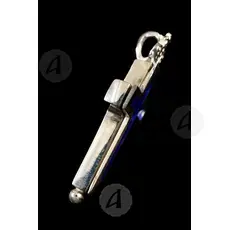 Silver Reliquary Cross Necklace 925° with Screw (144) - Jewelry στο Athonian.gr