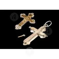 Silver Screw Cross Necklace 146 - Jewelry στο Athonian.gr