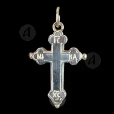 Silver Screw Cross Necklace 146 - Jewelry στο Athonian.gr