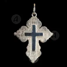 Silver Screw Cross Necklace 1 - Jewelry στο Athonian.gr