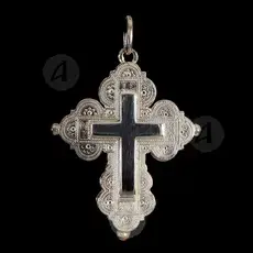 Silver Screw Cross Necklace 2 - Jewelry στο Athonian.gr