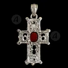 Silver Screw Cross Necklace 32 - Jewelry στο Athonian.gr